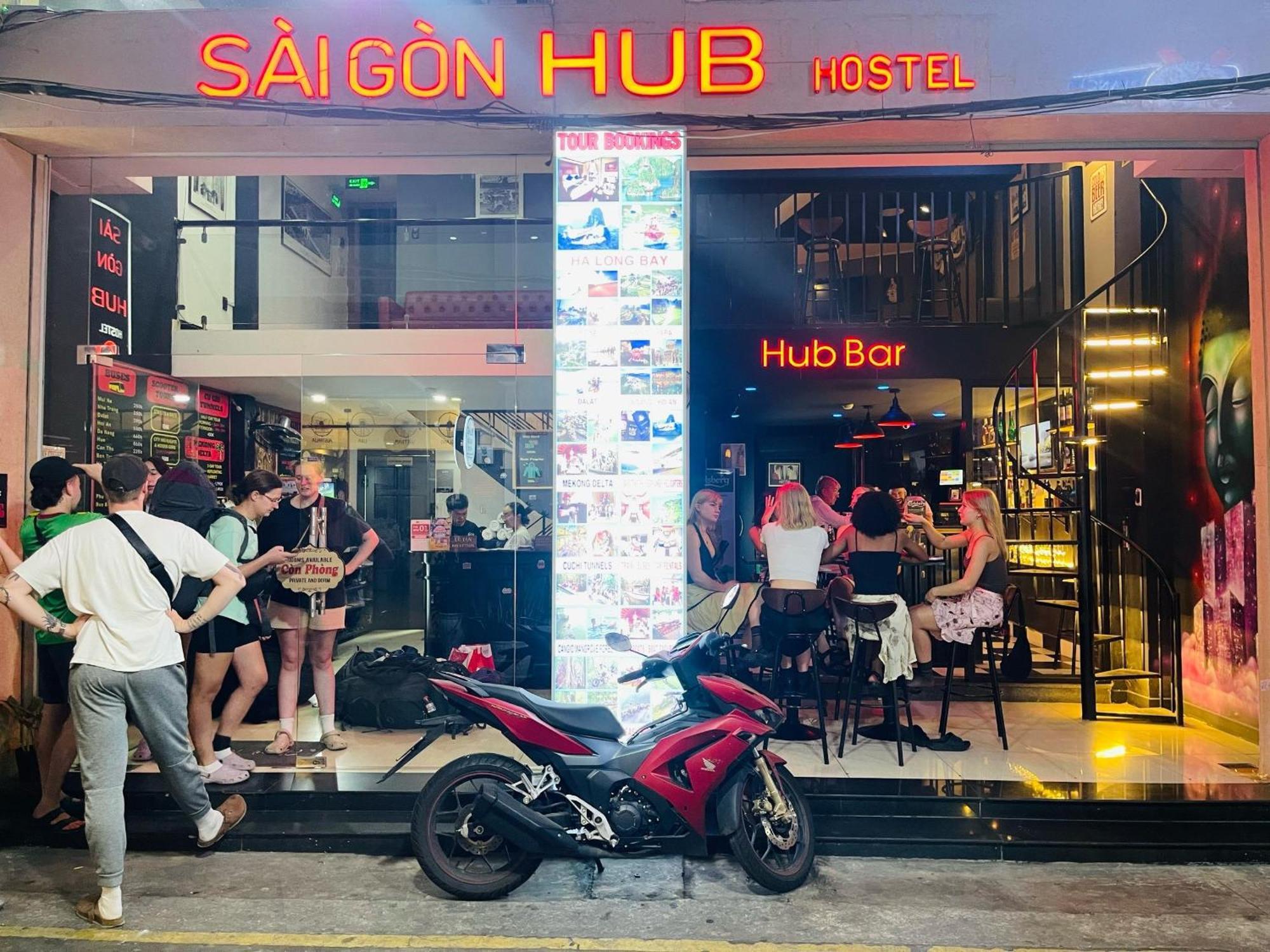 הו צ'י מין סיטי Saigon Hub Hostel מראה חיצוני תמונה